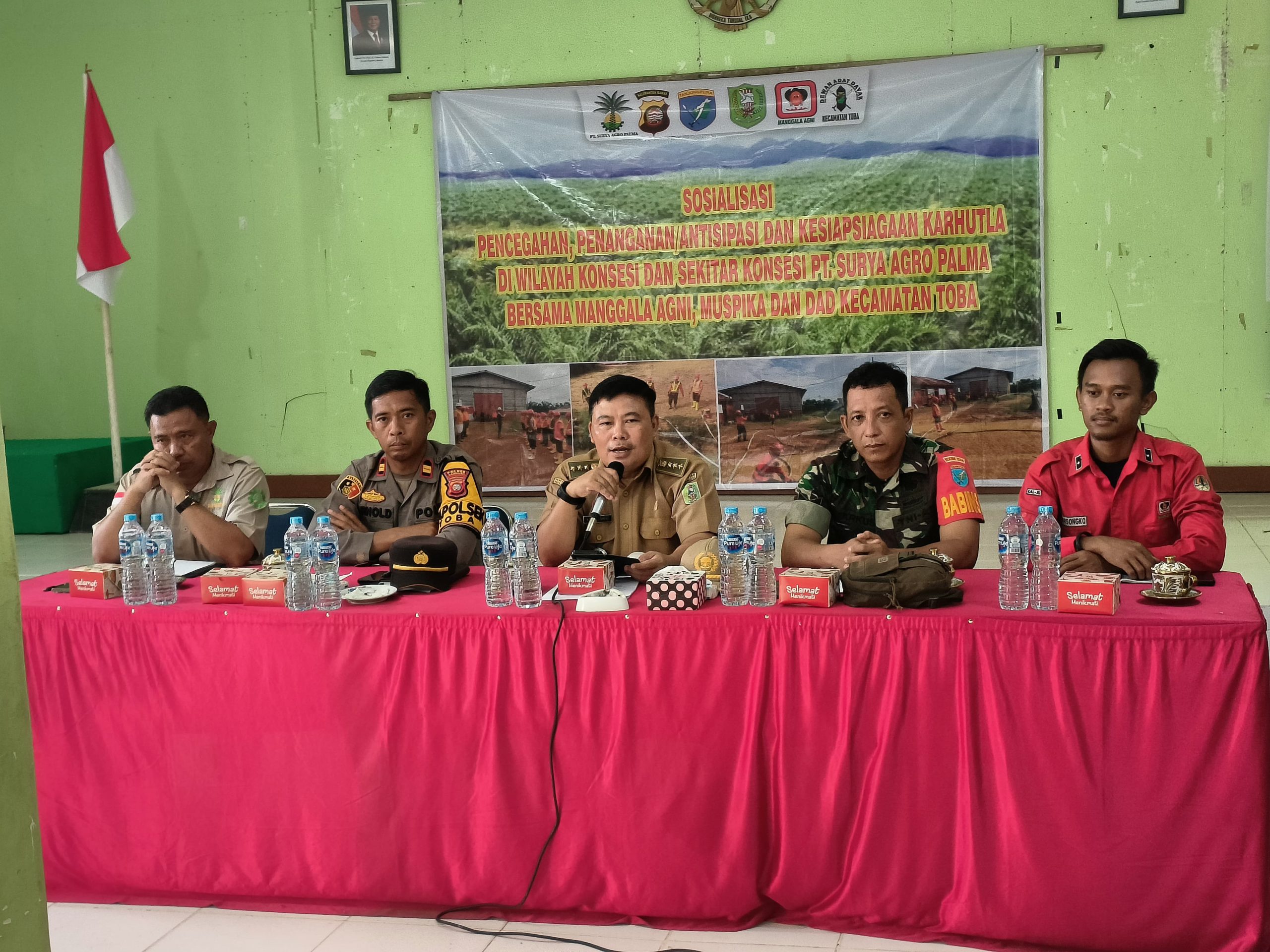 Read more about the article PT. SAP dan forkopimcam Kecamatan Toba Laksanakan Sosialilasi Pencegahan, Penanganan/Antisipasi dan Kesiapsiagaan Karhutla di Wilayah Konsesi dan Sekitar Konsensi PT. SAP